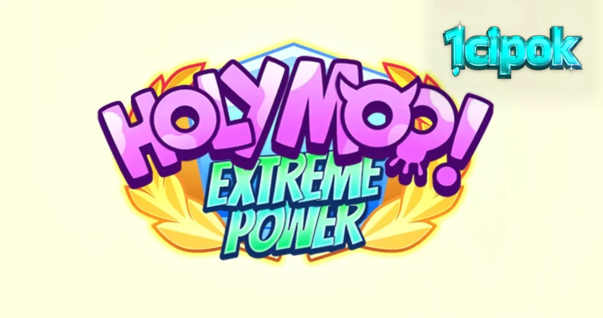 Tampilan visual slot Holy Moo! Extreme Power dengan karakter sapi dewa