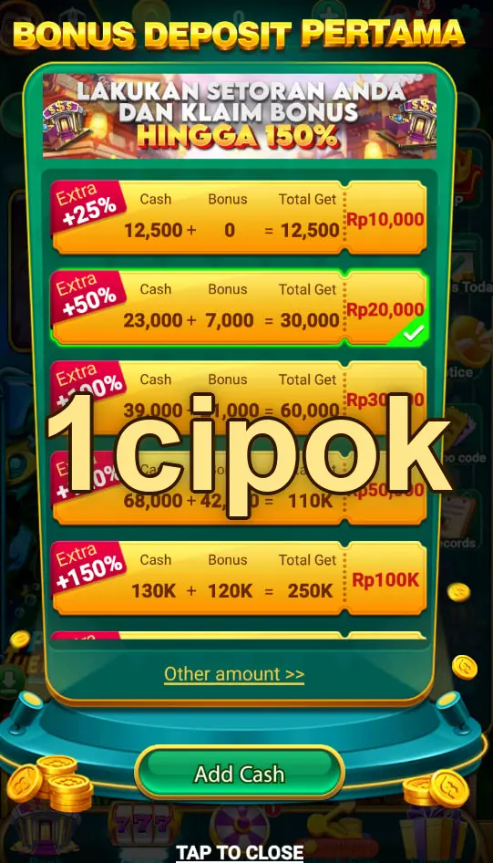 1cipok Masuk